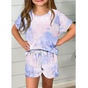 image:imageDokotoo Girls Summer Cute TShirt and Shorts Set with Side PocketsB Pink
