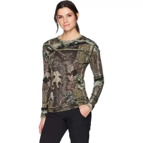 100 Merino Wool  Womens Midweight Base Layer  Long Sleeve Crew235 Midweight Mossy Oak