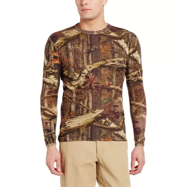 100 Merino Wool  Mens Long Sleeve Crew Shirt  Thermal Base Layer235 Midweight Mossy Oak