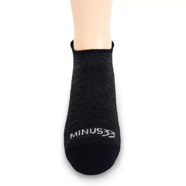 Minus33 Merino Wool 3411 Light Trek Runner SockBlack