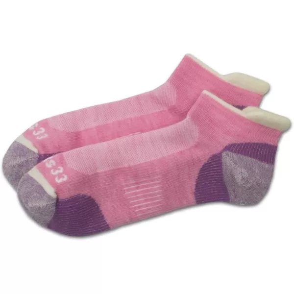 Minus33 Merino Wool 3411 Light Trek Runner SockWild Orchid