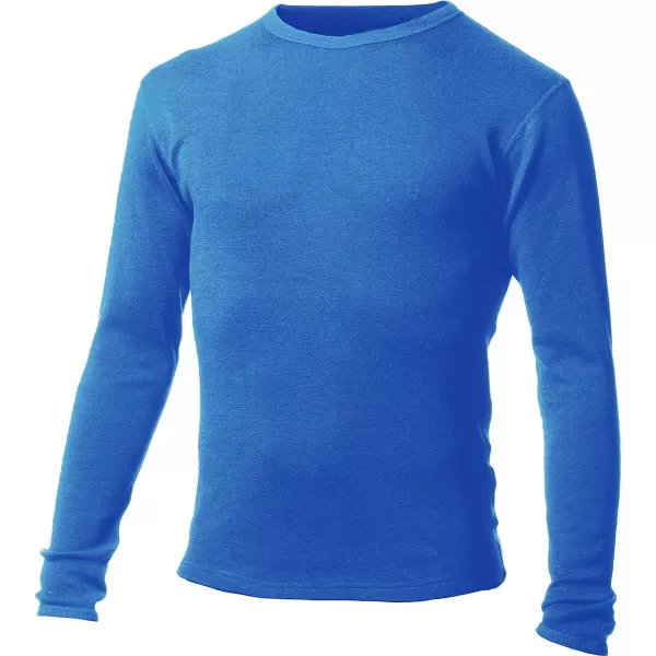 Minus33 Merino Wool 718 Ticonderoga Mens Lightweight Crew  No Itch Renewable FabricAzure Blue