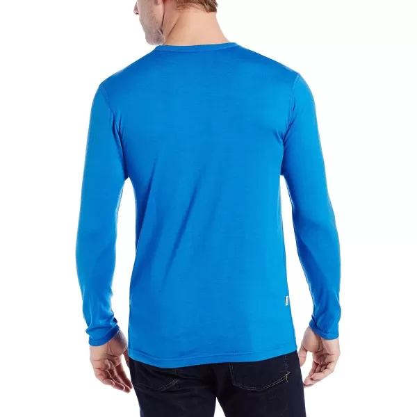 Minus33 Merino Wool 718 Ticonderoga Mens Lightweight Crew  No Itch Renewable FabricAzure Blue