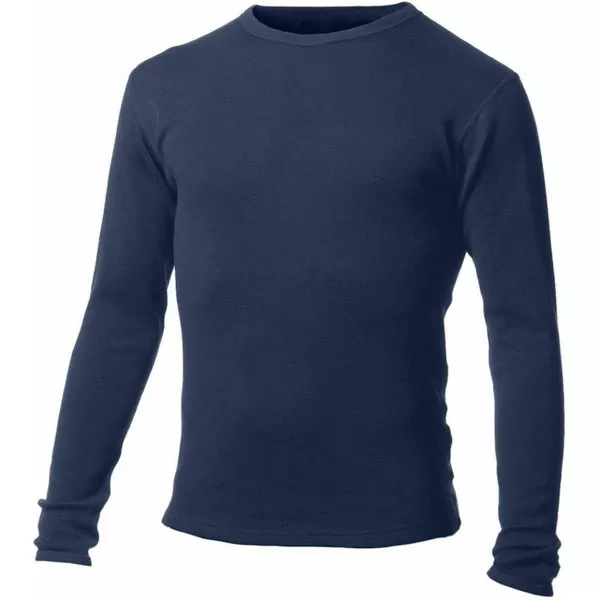 Minus33 Merino Wool 718 Ticonderoga Mens Lightweight Crew  No Itch Renewable FabricNavy