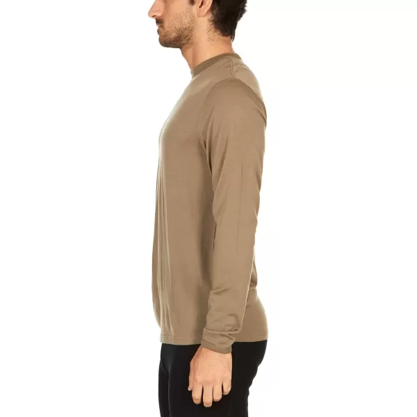 Minus33 Merino Wool 718 Ticonderoga Mens Lightweight Crew  No Itch Renewable FabricTan 499