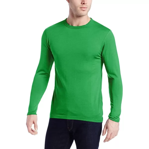 Minus33 Merino Wool 718 Ticonderoga Mens Lightweight Crew  No Itch Renewable FabricZephyr Green