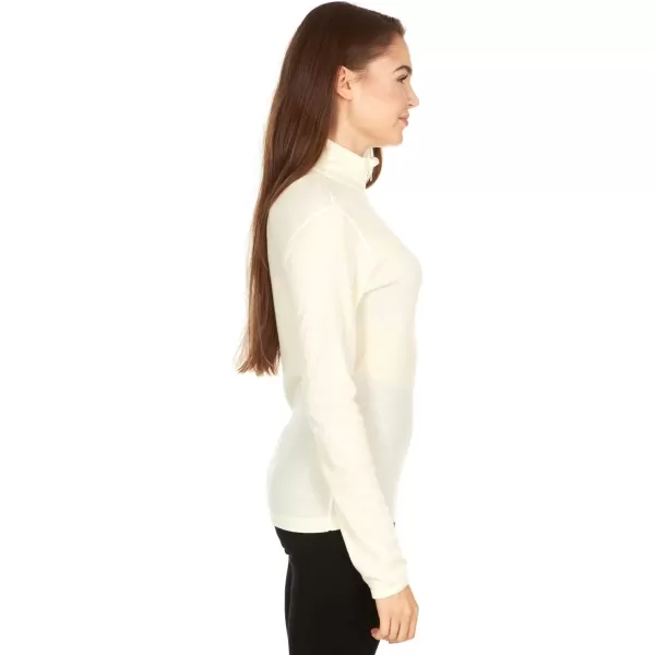 Minus33 Merino Wool 814 Sequoia Womens Midweight 14 Zip  No Itch Renewable FabricCream