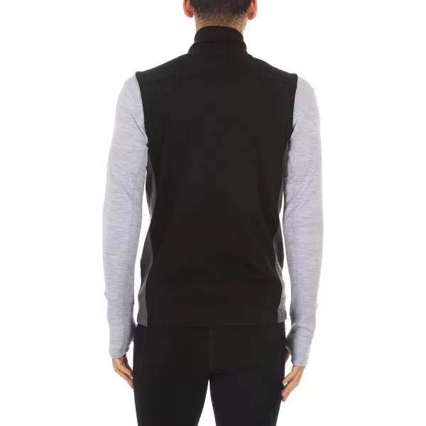 Minus33 Merino Wool Clothing Mens Adirondack Midweight Wool Vest BlackCharcoal SmallMinus33 Merino Wool Clothing Mens Adirondack Midweight Wool Vest BlackCharcoal Small