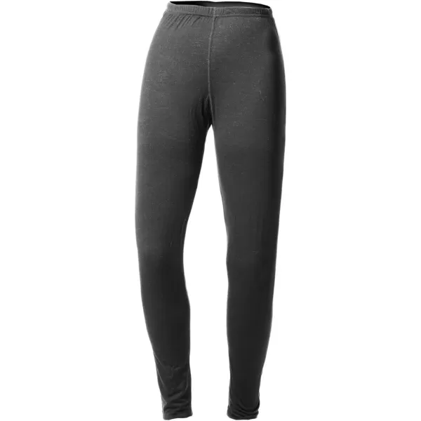 Womens 100 Merino Wool Midweight Base Layer Bottoms  Thermal Underwear  No Itch Renewable Fabric170 Lightweight Charcoal Gray