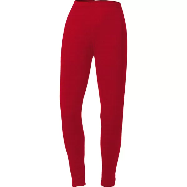 Womens 100 Merino Wool Midweight Base Layer Bottoms  Thermal Underwear  No Itch Renewable Fabric170 Lightweight True Red