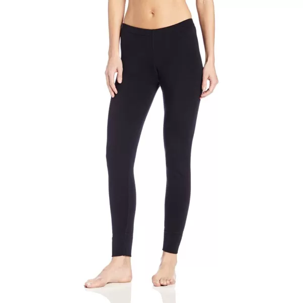 Womens 100 Merino Wool Midweight Base Layer Bottoms  Thermal Underwear  No Itch Renewable Fabric400 Expedition Black