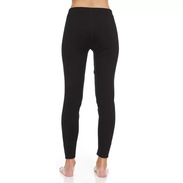 Womens 100 Merino Wool Midweight Base Layer Bottoms  Thermal Underwear  No Itch Renewable Fabric400 Expedition Black