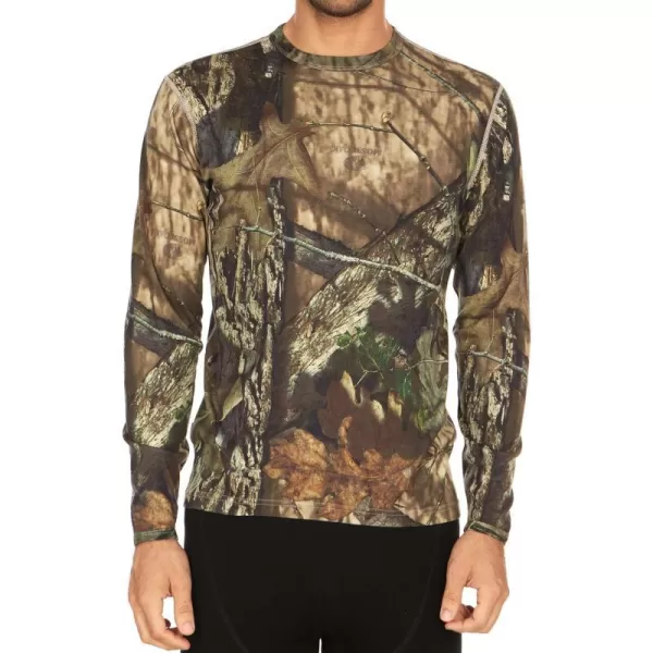 100 Merino Wool  Mens Long Sleeve Crew Shirt  Thermal Base Layer235 Midweight Mossy Oak