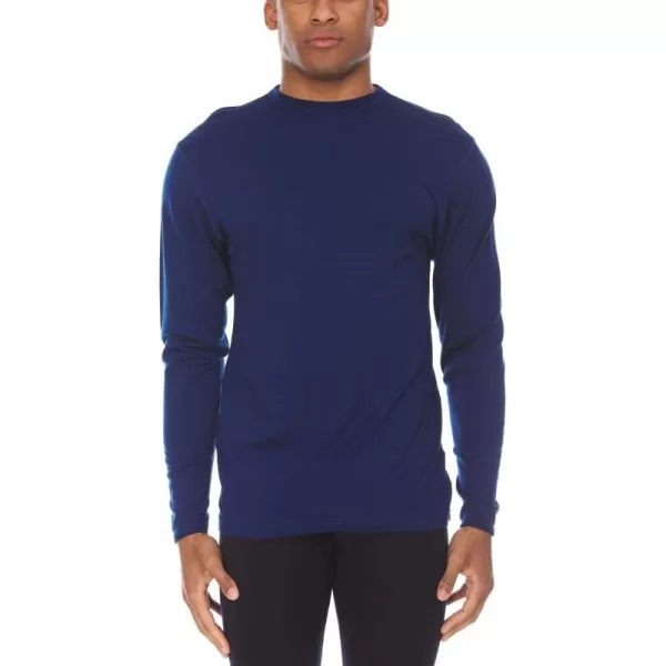 Minus33 Merino Wool 718 Ticonderoga Mens Lightweight Crew  No Itch Renewable FabricNavy