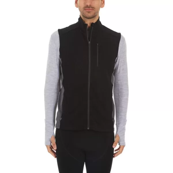 Minus33 Merino Wool Clothing Mens Adirondack Midweight Wool Vest BlackCharcoal SmallMinus33 Merino Wool Clothing Mens Adirondack Midweight Wool Vest BlackCharcoal Small