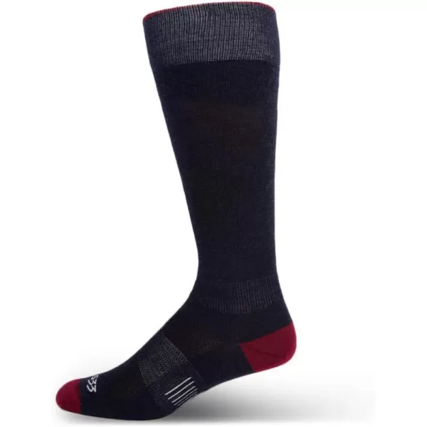 Minus33 Merino Wool Clothing Mountain Heritage Over the Calf Liner Socks Made in USA New HampshirePatriot