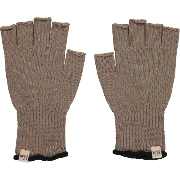 Minus33 Merino Wool Fingerless Gloves  Warm Knitted Gloves  Hunting Gloves  Half Finger GlovesTan499