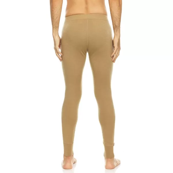 Minus33 Kancamagus Mens Midweight Base Layer Pants  100 Merino Wool Bottoms  Multi Use Long Johns  Thermal UnderwearDesert Sand