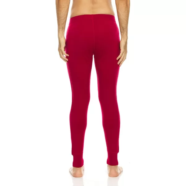 Minus33 Kancamagus Mens Midweight Base Layer Pants  100 Merino Wool Bottoms  Multi Use Long Johns  Thermal UnderwearTrue Red