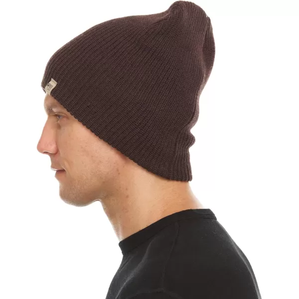 Minus33 Merino Wool Everyday Knit Wool BeanieDark Brown