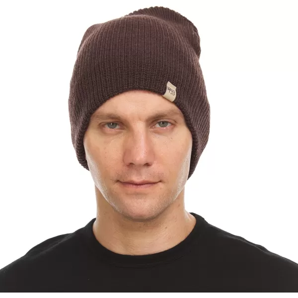 Minus33 Merino Wool Everyday Knit Wool BeanieDark Brown