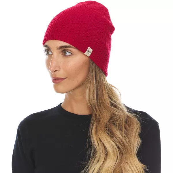 Minus33 Merino Wool Everyday Knit Wool BeanieTrue Red