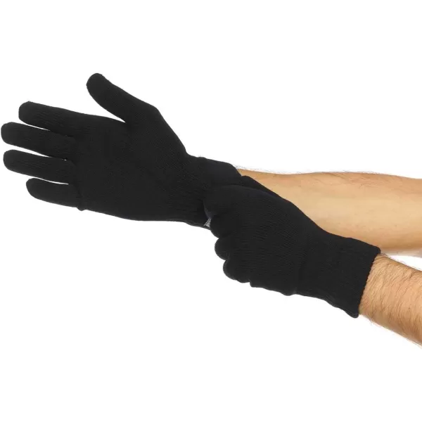 Minus33 Merino Wool Glove Liner  Warm Base Layer  Ski Liner Glove  3 Season Wear  Multiple Colors and SizesBlack