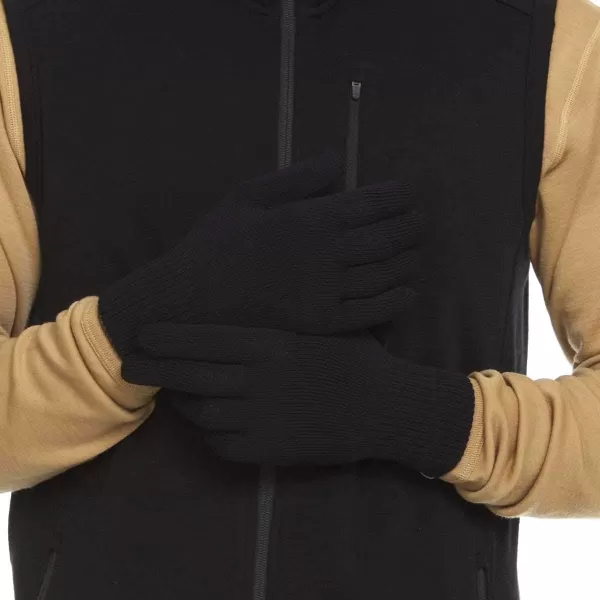 Minus33 Merino Wool Glove Liner  Warm Base Layer  Ski Liner Glove  3 Season Wear  Multiple Colors and SizesBlack