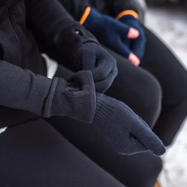 Minus33 Merino Wool Glove Liner  Warm Base Layer  Ski Liner Glove  3 Season Wear  Multiple Colors and SizesBlack