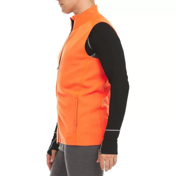 Minus33 Merino Wool Mens Expedition Vest  Wilderness Expedition  No Itch Renewable FabricBlaze Orange