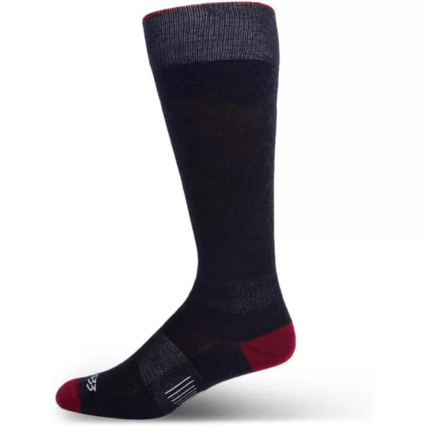 USA Made  Ski and Snowboard Socks  Over the Calf Socks  Merino Wool  Mountain HeritageS19 Micro Weight Patriot