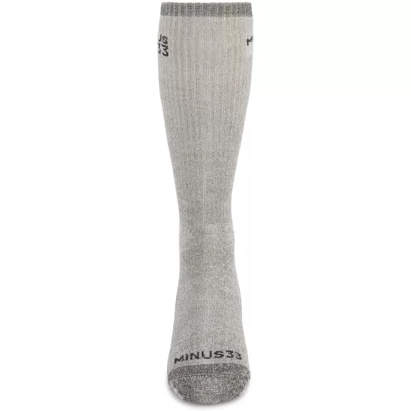 USA Made  Ski and Snowboard Socks  Over the Calf Socks  Merino Wool  Mountain HeritageS99 Expedition Gray Heather