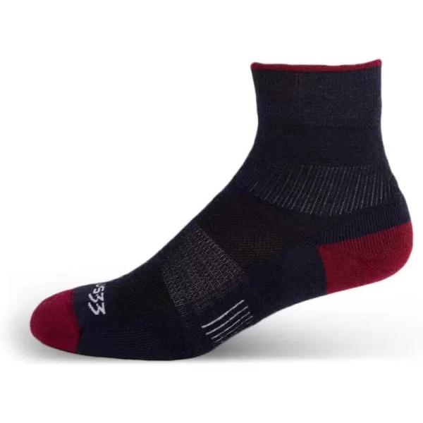 Minus33 Merino Wool Clothing Mountain Heritage Full Cushion Mini Crew Socks Made in USA New HampshirePatriot