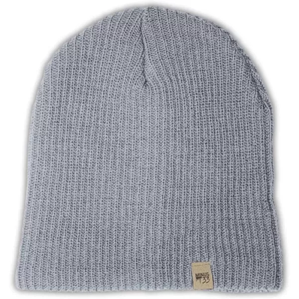 Minus33 Merino Wool Everyday Knit Wool BeanieAsh Gray