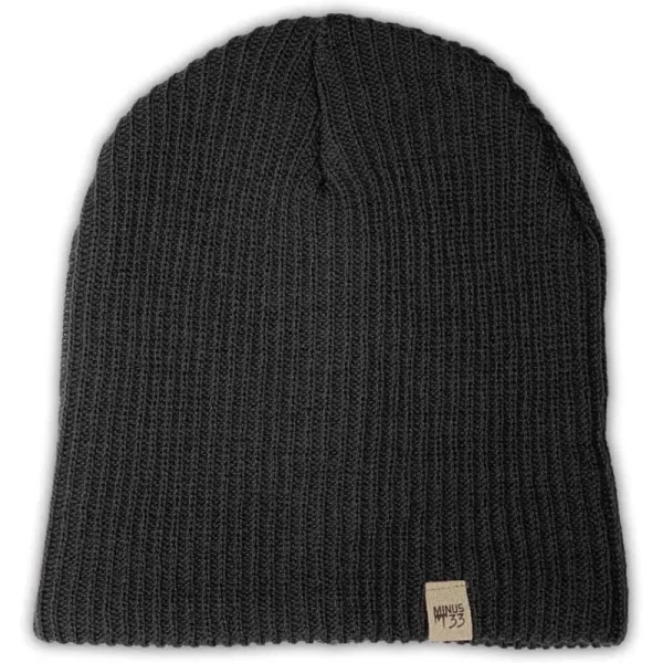 Minus33 Merino Wool Everyday Knit Wool BeanieBlack