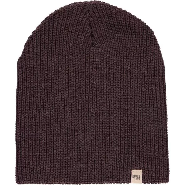 Minus33 Merino Wool Everyday Knit Wool BeanieDark Brown