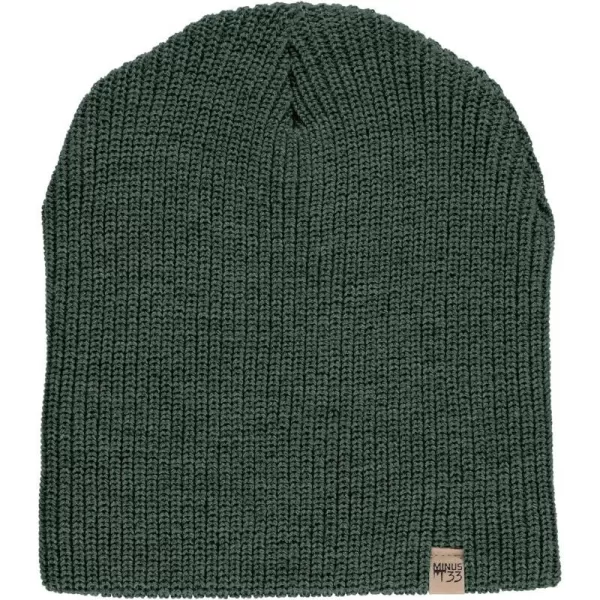 Minus33 Merino Wool Everyday Knit Wool BeanieForest Green