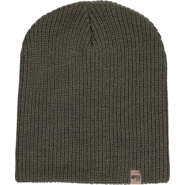 Minus33 Merino Wool Everyday Knit Wool BeanieOlive Drab