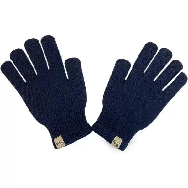 Minus33 Merino Wool Glove Liner  Warm Base Layer  Ski Liner Glove  3 Season Wear  Multiple Colors and SizesNavy