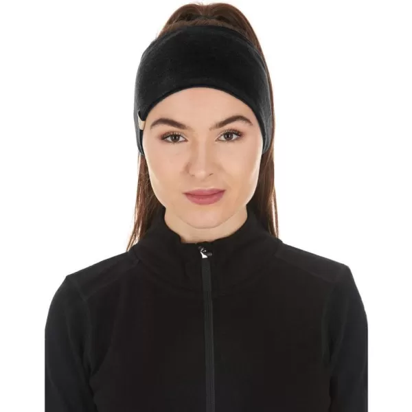 Minus33 Merino Wool Reversible HeadbandBlack