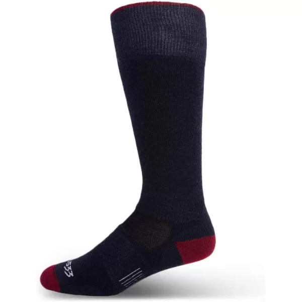 USA Made  Ski and Snowboard Socks  Over the Calf Socks  Merino Wool  Mountain HeritageS59 Lightweight Patriot