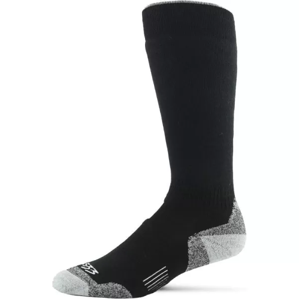 USA Made  Ski and Snowboard Socks  Over the Calf Socks  Merino Wool  Mountain HeritageS79 Midweight Black