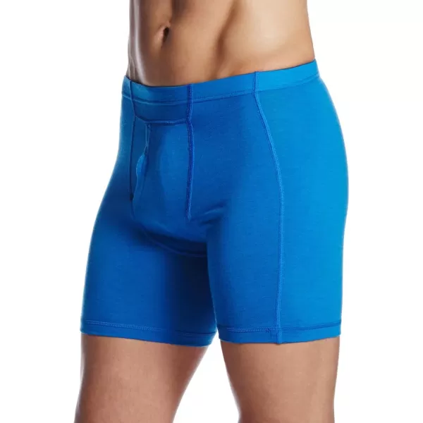 100 Merino Wool Mens Lightweight Boxer BriefAzure Blue