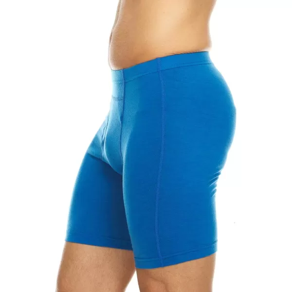 100 Merino Wool Mens Lightweight Boxer BriefAzure Blue