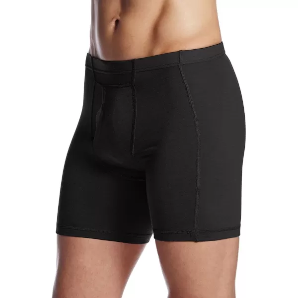 100 Merino Wool Mens Lightweight Boxer BriefBlack