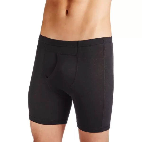 100 Merino Wool Mens Lightweight Boxer BriefBlack