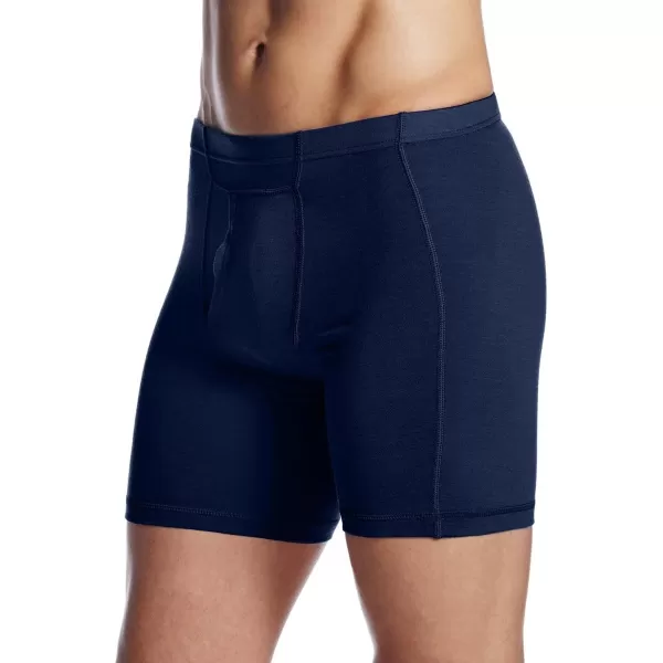 100 Merino Wool Mens Lightweight Boxer BriefNavy