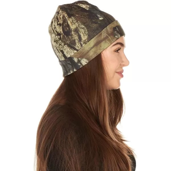 100 Merino Wool Ridge Cuff Beanie  Unisex Warm Winter HatMossy Oak