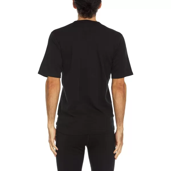 Minus33 Merino Wool 704 Sentinel Mens Midweight Short Sleeve Crew  No Itch Renewable FabricBlack