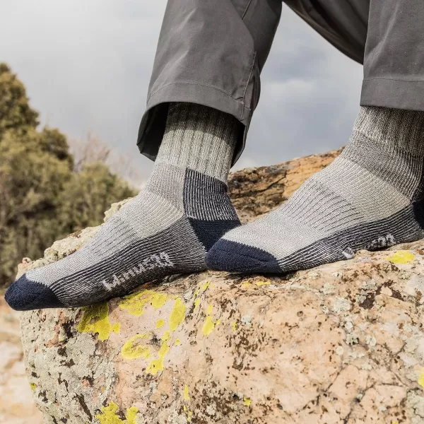 Minus33 Merino Wool 903 Day Hiker SockDenim Heather